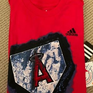 Boys Adidas Angel's Baseball T-Shirt
